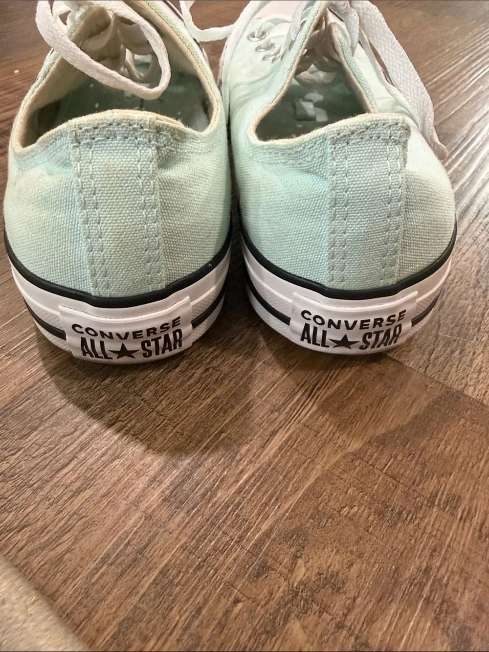 Converse Mint Green Low-Top Canvas Sneakers 9.5W/7.5M